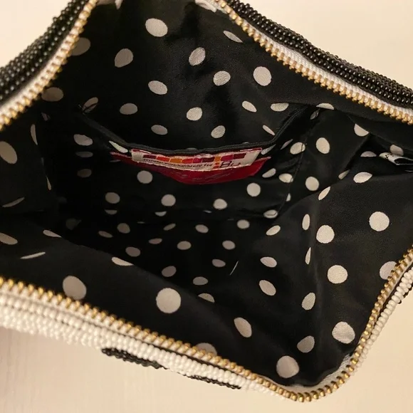 Bien Abye Bead Art Work Haitian Handbag Unique Design O/S - Picture 9 of 10